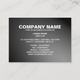 Eenvoudige tekst 06 - Spotlit - Grijs Visitekaartje