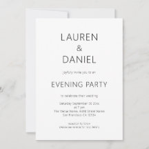 Eenvoudige tekst alleen QR Code Wedding Evding Par