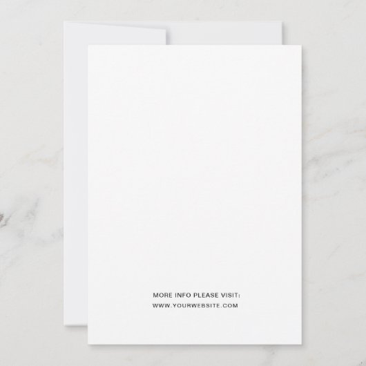 Eenvoudige tekst en foto bruiloft opslaan van de d save the date (Achterkant)