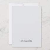 Eenvoudige tekst en foto bruiloft opslaan van de d save the date (Achterkant)