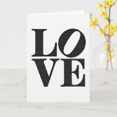 Eenvoudige Tekst Liefde Kaart (Gele Bloem)