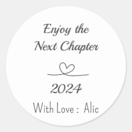 Eenvoudige Tekst pensioenkaars stickers