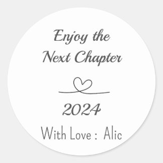 Eenvoudige Tekst pensioenkaars stickers