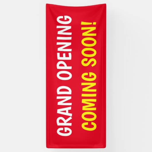 Eenvoudige tekst spandoek (Verticaal)