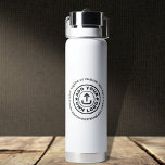 Eenvoudige tekst van de Business Logo Website van  Waterfles<br><div class="desc">Zoek je promotionele objecten voor je bedrijf? Bekijk deze Eenvoudige Logo van het bedrijf Business Web Text Water Bottle. U kunt uw eigen logo en tekst zeer gemakkelijk toevoegen. Of verander zelfs de kleuren en de lay-out in het ontwerphulpmiddel. Happy Branding.</div>