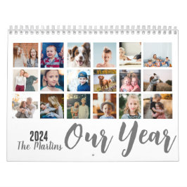 Eenvoudige tekst voor collage van fotorasterfamili kalender