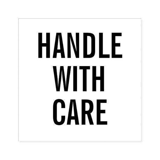 Eenvoudige tekstgreep met rubberstempel voor zorg (Afrduk)