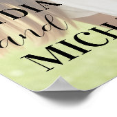 Eenvoudige tekstoverlayfoto de avond ervoor poster (Hoek)