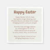 Eenvoudige tekstschets servet (Voorkant)