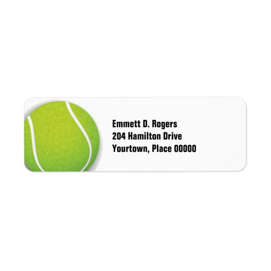 Eenvoudige tennis etiket (Voorkant)