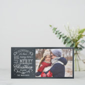 Eenvoudige term bewerkbare kleurenfeestdagen feestdagenkaart (Staand voorkant)