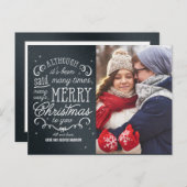 Eenvoudige term bewerkbare kleurenfeestdagen feestdagenkaart (Voorkant / Achterkant)