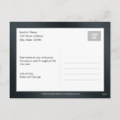 Eenvoudige term bewerkbare kleurenfeestdagen feestdagenkaart (Achterkant)