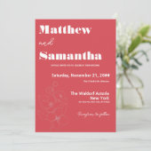 Eenvoudige terracota-kalligrafie kaart (Staand voorkant)