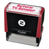 Eenvoudige "Terug naar afzender" rubberen stempel (Product)