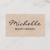 Eenvoudige textuur Achtergrond | Beroepsbeoefenaar Visitekaartje (Voorkant)