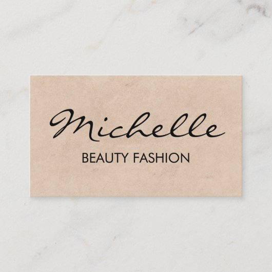 Eenvoudige textuur Achtergrond | Beroepsbeoefenaar Visitekaartje (Voorkant)