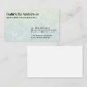 Eenvoudige textuurachtergrond visitekaartje (Voorkant / Achterkant)