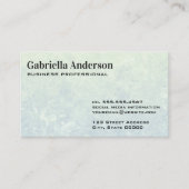 Eenvoudige textuurachtergrond visitekaartje (Voorkant)