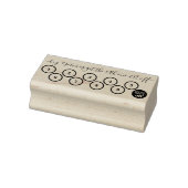 Eenvoudige tien cirkel pons zakelijke loyaliteit rubberstempel (Stempel)