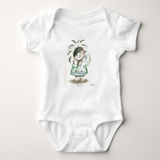 Eenvoudige tijd! Baby eenpunts Romper (Voorkant)
