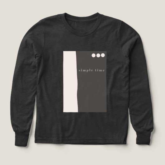 eenvoudige tijd uniseks sweatshirt (Voorkant)