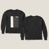 eenvoudige tijd uniseks sweatshirt (Voorkant /achterkant)