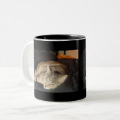 Eenvoudige tijd voor Indigo Tweekleurige Koffiemok (Voorkant links)