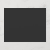 Eenvoudige Tijdloze Budget Bruiloft Save the Date Flyer (Achterkant)