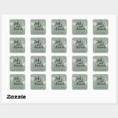 Eenvoudige tijdloze trouwstickers en labels (Vel)