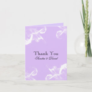Eenvoudige tijger Lily Floral Weddenschap Dank je Bedankkaart