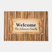 Eenvoudige Tiki Bamboe Sticks Deurmat (Voorkant)