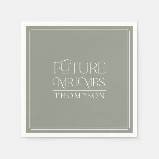 Eenvoudige toekomst van het showpaper van mevrouw  servet (Voorkant)