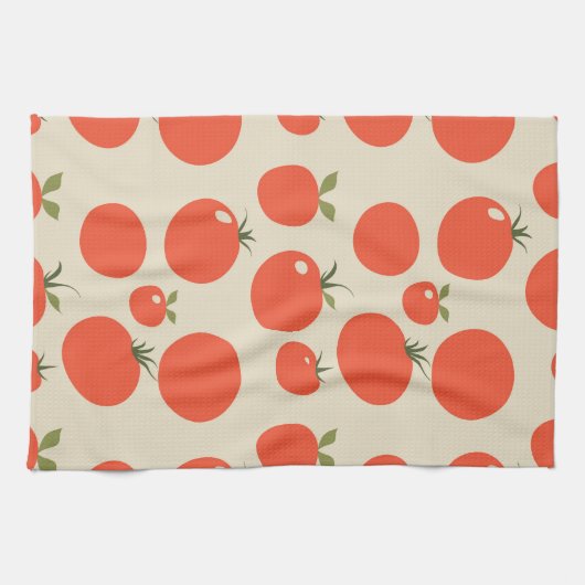 Eenvoudige tomaten theedoek (Horizontaal)