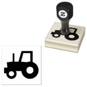 Eenvoudige tractor rubberstempel (Gestempeld)