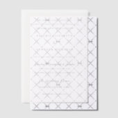 Eenvoudige traditionele bruiloft vellum uitnodigingen (Offset (Uitnodiging))