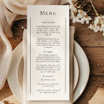 Eenvoudige traditionele minimale bruiloft platte m menu<br><div class="desc">Dit eenvoudige traditionele minimale bruiloft platte menu ontwerp is een tijdloze fusie van klassieke charme en hedendaagse eenvoud. Dit ontwerp, dat is gericht op een minimalistische stijl, heeft strakke lijnen, neutrale tinten en een geavanceerd zwart-wit palet, zodat elk detail verfijnde eenvoud uitstraalt. Of u nu een traditionele ceremonie of een...</div>