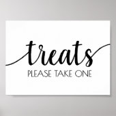Eenvoudige traktaties | Classic Script Wedding Par Poster (Voorkant)