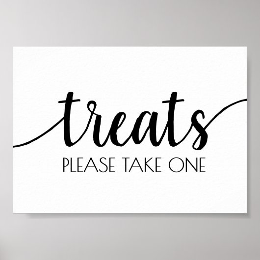 Eenvoudige traktaties | Classic Script Wedding Par Poster (Voorkant)