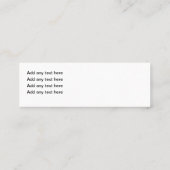 Eenvoudige Trendy Pet Dog Theme Visitekaartjes (Achterkant)