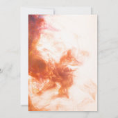 Eenvoudige trendy zonfoto Save the date bruiloft Kaart (Achterkant)