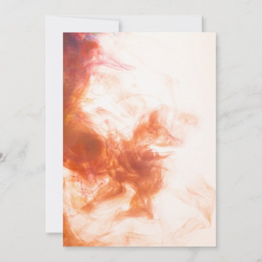 Eenvoudige trendy zonfoto Save the date bruiloft Kaart (Achterkant)