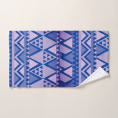 Eenvoudige Tribal Art Patroon Violet Bad Handdoek (Handdoek)
