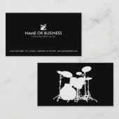eenvoudige trommels visitekaartje (Voorkant / Achterkant)