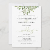 Eenvoudige Tropische Foliage Aankondiging (Voorkant)