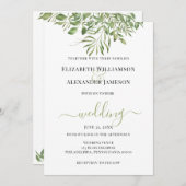 Eenvoudige Tropische Foliage Aankondiging (Voorkant / Achterkant)