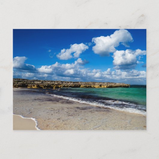 Eenvoudige tropische foto briefkaart (Voorkant)