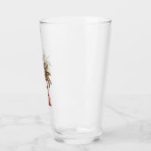 Eenvoudige Tropische Strand Palmbomen Tekenen Zome Glas (Links)