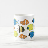 Eenvoudige tropische visoceaanminimalistisch koffiemok (Center)