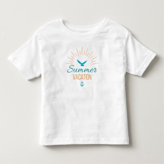 Eenvoudige tropische zomervakantie | Shirt (Voorkant)